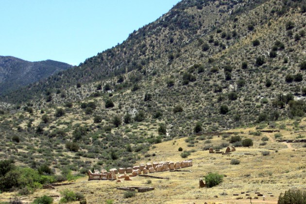 Fort Bowie in a beautiful valler